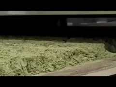 PLC HMI เครื่องอบแห้งอุโมงค์ไมโครเวฟอุตสาหกรรม 2450MHz อุปกรณ์อบแห้งด้วยไมโครเวฟ