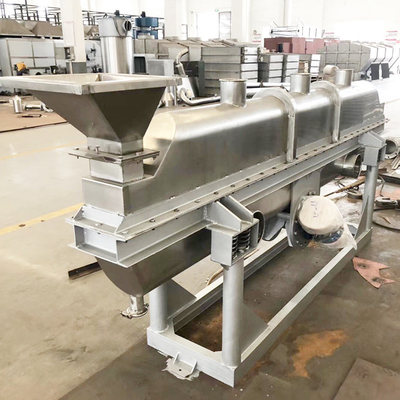 0.9m2 ถึง 6.75m2 Vibrating Fluidized Bed Dryer สำหรับดอกมะลิดอกเบญจมาศ Rose