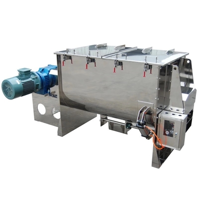 เครื่องปั่นริบบิ้นคู่สแตนเลส 11KW 1000L เครื่องผสมแนวนอน