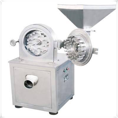 GMP 100-300kg / H Universal Crusher ประหยัดพลังงานเครื่องบดอาหารแบบตาข่ายปรับได้