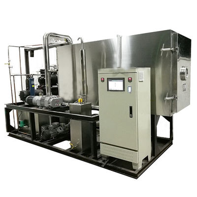 คุณภาพ  Yogurt Strawberry Jackfruit Vacuum Freeze Dryer PLC Potato Chips Drying Machine โรงงาน