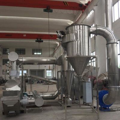 คุณภาพ  Herbal Medicine Vibratory Fluidized Bed Dryer Lotus Root Powder Yeast Dryer Machine โรงงาน
