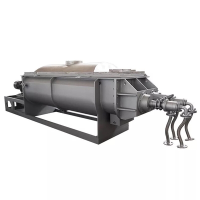 10rpm ถึง 25rpm 4KW Hollow Paddle Dryer เครื่องอบแห้งกากตะกอนประหยัดพลังงาน