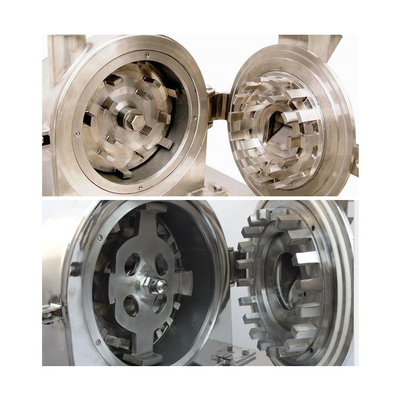 GMP 100-300kg / H Universal Crusher ประหยัดพลังงานเครื่องบดอาหารแบบตาข่ายปรับได้