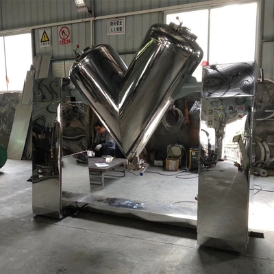ปราศจากฝุ่น SUS304 Amino Acid V Type Powder Mixer สำหรับอุตสาหกรรมอาหาร