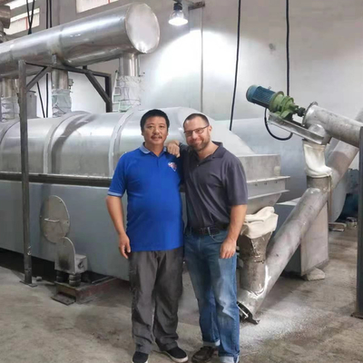 3 * 0.3M เครื่องอบแห้งแบบสั่นสะเทือนแบบสั่นสะเทือน Magnesium Sulfate Borax เครื่องเป่าแบบต่อเนื่อง
