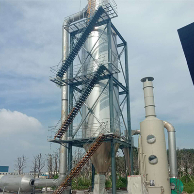 เครื่องอัดฉีดสเปรย์แรงดันสารละลายยา Slurry Intermediate Spray Cooling Dryer