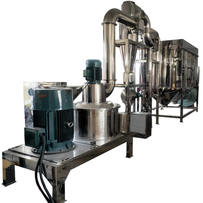 46kW Superfine Grinding Machine เครื่องบดเครื่องเทศเชิงพาณิชย์ Hammer Mill Pulverizer