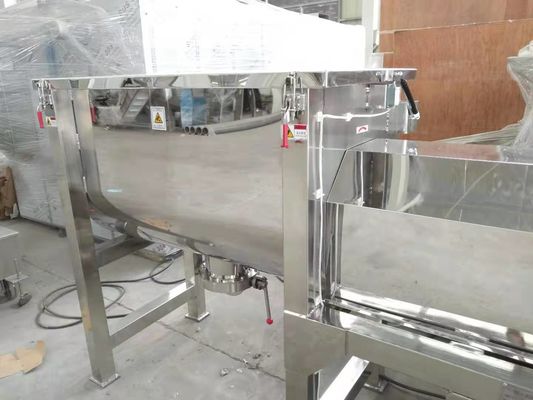 เครื่องผสมริบบิ้นสแตนเลส 22kw มัลติฟังก์ชั่นสำหรับผงเคมีเหลว