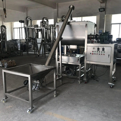 2000L ผงเคมีเภสัชกรรม Double Helix Ribbon Mixer Feed Detergent Spice Mix