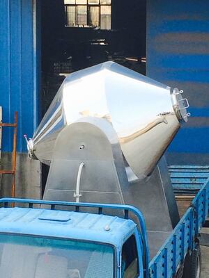 เครื่องอบสุญญากาศทรงกรวยคู่แบบกำหนดเองประหยัดพลังงานควบคุมอุณหภูมิได้อย่างแม่นยำ