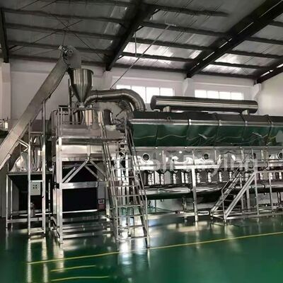 เครื่องเป่าลมร้อนแบบเตียงสำหรับเม็ดยา