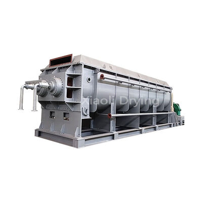 Horizontal High Efficiency Paddle Dryer System Energy Saving For Wet Material