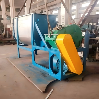 เครื่องผสมแผ่นกระดานแนวขวางแรง เครื่องผสมชุดสแตนเลส 6000L 2400-3600kg