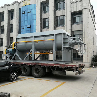 10rpm ถึง 25rpm 4KW Hollow Paddle Dryer เครื่องอบแห้งกากตะกอนประหยัดพลังงาน