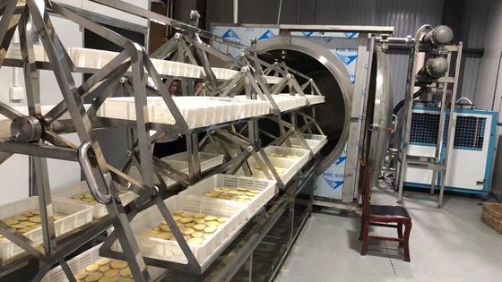 380V PLC HMI ไมโครเวฟเครื่องเป่าสูญญากาศ 48KW เครื่องอบแห้งอุณหภูมิต่ำ