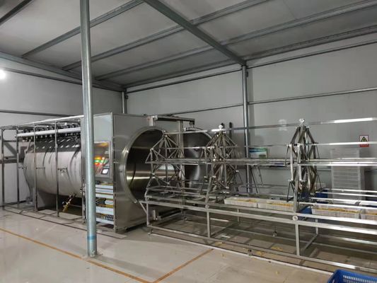 380V PLC HMI ไมโครเวฟเครื่องเป่าสูญญากาศ 48KW เครื่องอบแห้งอุณหภูมิต่ำ