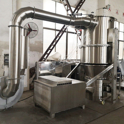 304SS 420L เครื่องอบแห้งแบบฟลูอิไดซ์เบด Granulating Coating Drying Machine