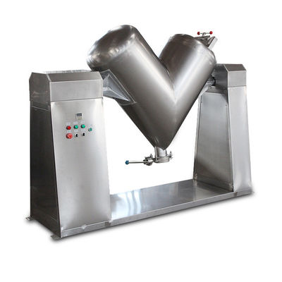11KW Spice Herb V Type Powder Mixer อุปกรณ์ผสมผงของเหลวเปียกแห้ง