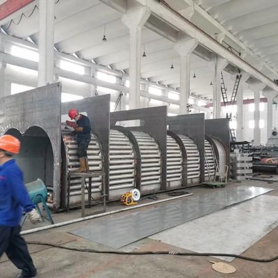 กากตะกอนอุตสาหกรรม Hollow Paddle Dryer Dehydrator Kaolin Clay Slurry Dryer Machine