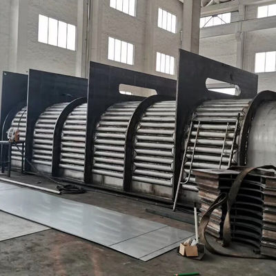 กากตะกอนอุตสาหกรรม Hollow Paddle Dryer Dehydrator Kaolin Clay Slurry Dryer Machine