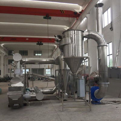 100-130 กก. / ชม. เครื่องอบแห้งฟลูอิไดซ์เบดแบบสั่น Dihydro Ammonia Fluid Bed Granulator