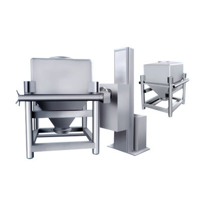 3-10rpm NTC Food IBC Bin Blender Screw เครื่องผสมถังยกแบบคงที่