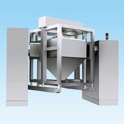 3-10rpm NTC Food IBC Bin Blender Screw เครื่องผสมถังยกแบบคงที่