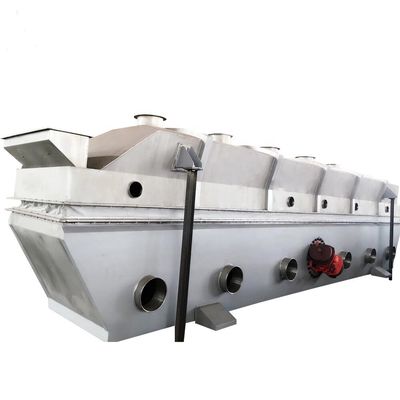 100-130 กก. / ชม. เครื่องอบแห้งฟลูอิไดซ์เบดแบบสั่น Dihydro Ammonia Fluid Bed Granulator