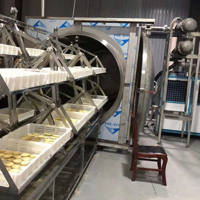 38.4-48 กก. / ชม. เครื่องดูดความชื้นด้วยไมโครเวฟ 304 เตาอบอบแห้งผลไม้สแตนเลส