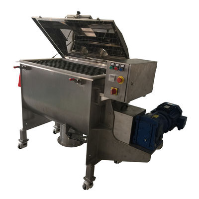 42rpm Double Paddle Horizontal Ribbon Mixer ยาแคปซูลเครื่องปั่นสารเคมี