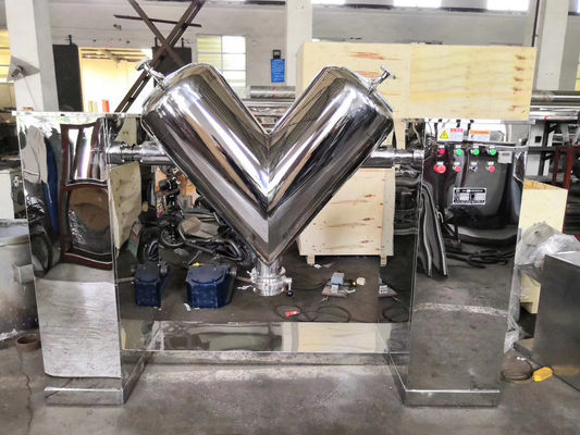ปราศจากฝุ่น SUS304 Amino Acid V Type Powder Mixer สำหรับอุตสาหกรรมอาหาร